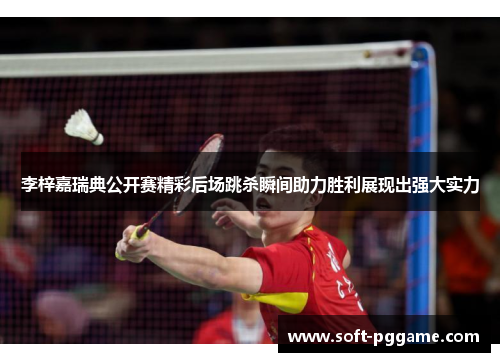 李梓嘉瑞典公开赛精彩后场跳杀瞬间助力胜利展现出强大实力 李梓嘉瑞典公开赛精彩后场跳杀瞬间助力胜利展现出强大实力